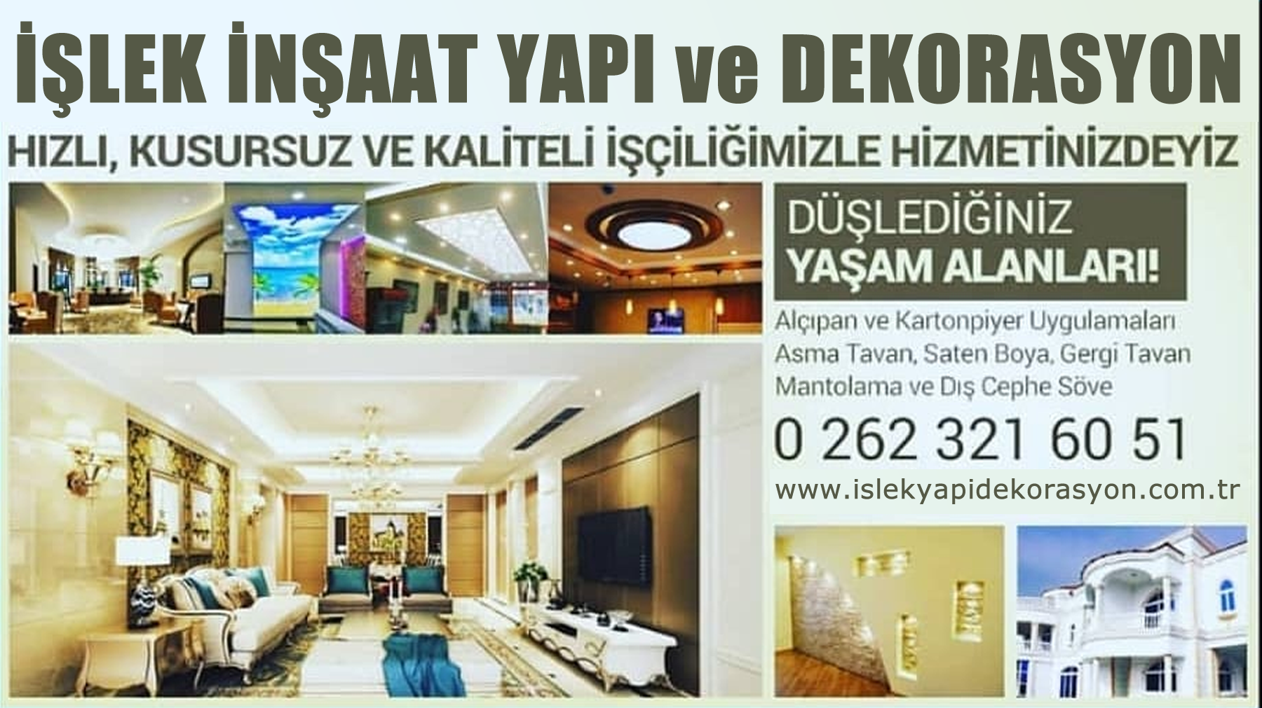 ATMACA ve ��LEK DEKORASYON AL�I